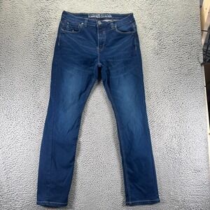 Jeaniologie Bauhaus Jeans Mens 34x33 Blue Cotton Denim Straight Workwear Stretch